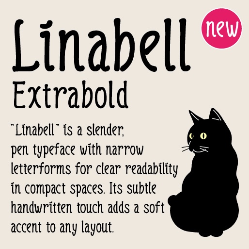 Linabell Extrabold（リナベル エクストラボールド）