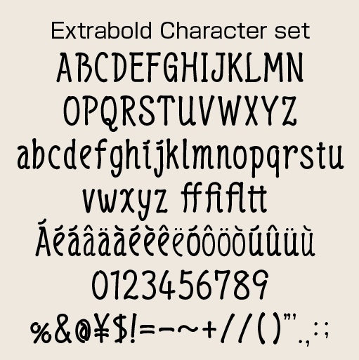 Linabell Extrabold(リナベル エクストラボールド)