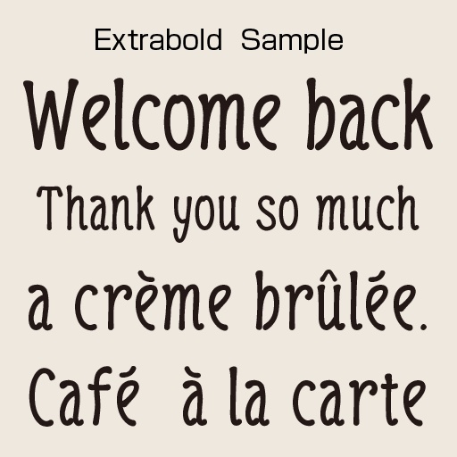 Linabell Extrabold(リナベル エクストラボールド)