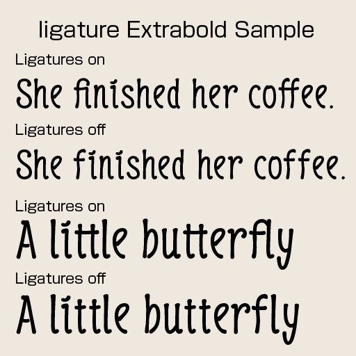 Linabell Extrabold(リナベル エクストラボールド)