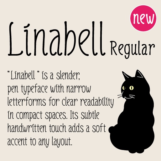 Linabell Regular（リナベル レギュラー）