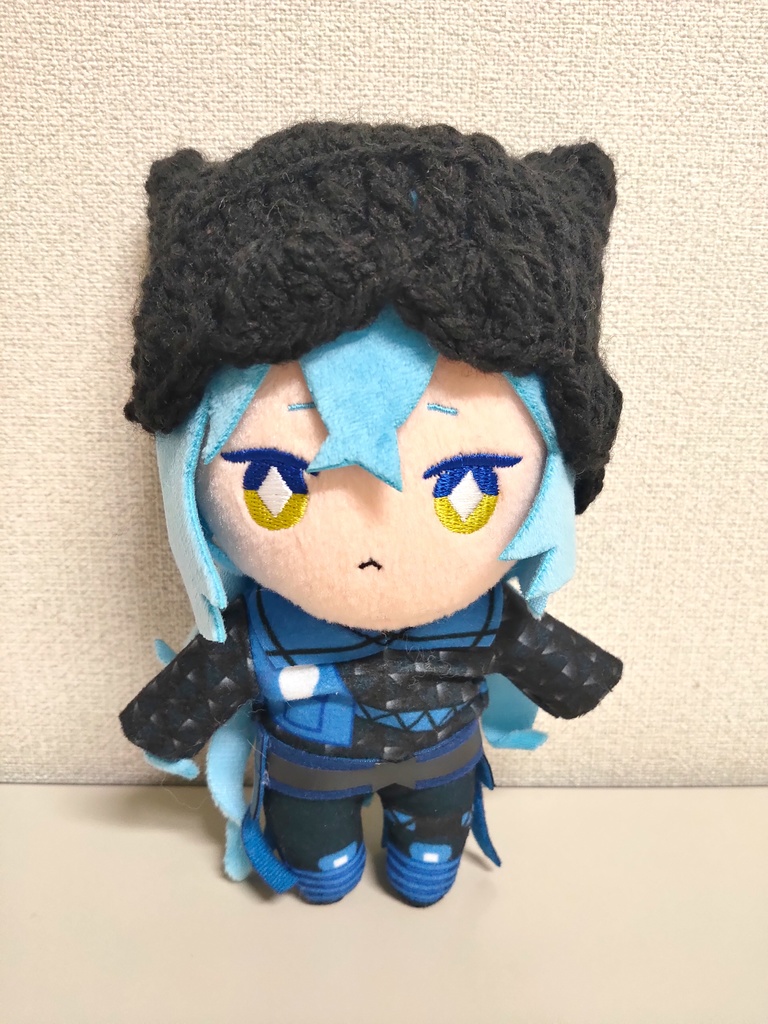 とんがり耳のシンプル帽子