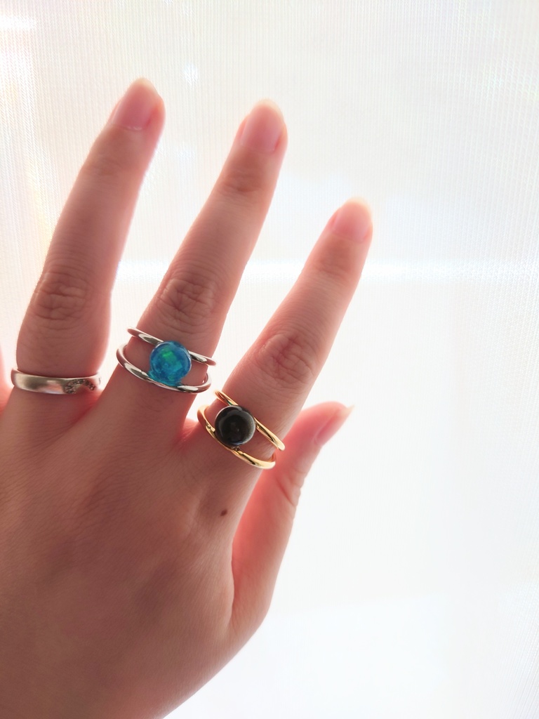 最強な2人イヤーカフ/リング