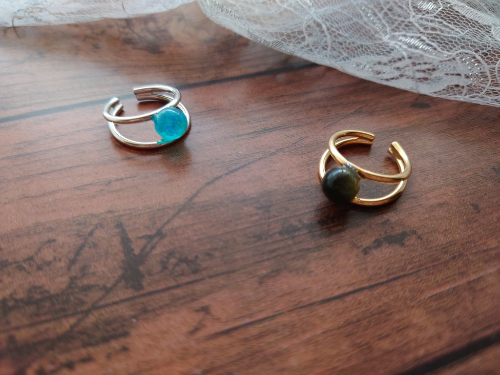 最強な2人イヤーカフ/リング