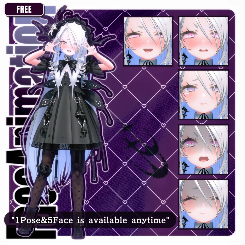 💗【FREE/無料】Avzomend100Type❥動くまばたきFace&PoseAnimations ⌖ ݁˚