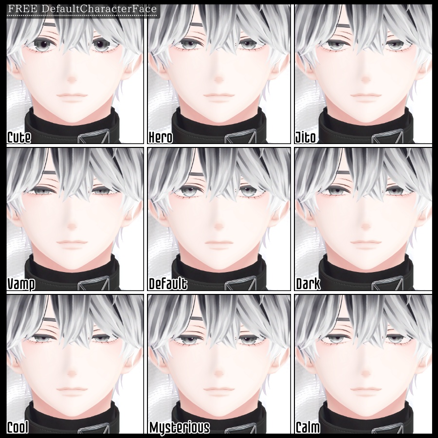 💗【FREE/無料】Minase100Type❥動くまばたきFace&PoseAnimations ⌖ ݁˚