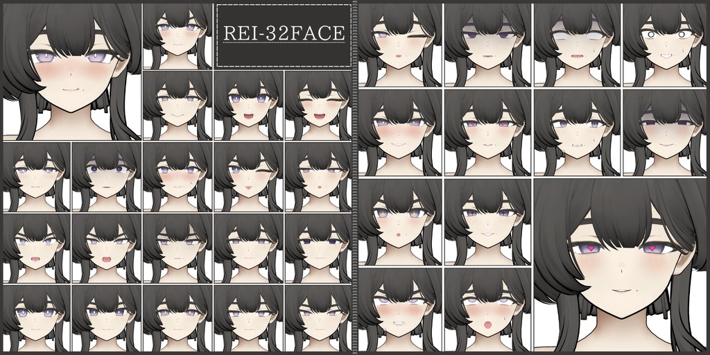 💗【FREE/97avatar】FaceAnimation❥集会コラボNovelty🔐💕