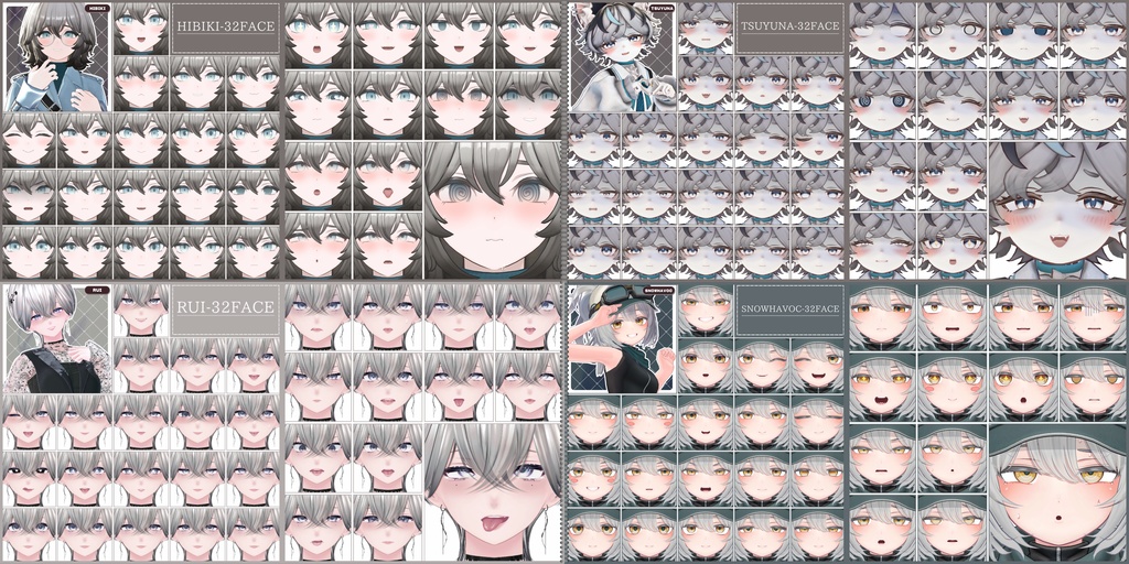 💗2/27【FREE/93avatar】FaceAnimation❥集会コラボNovelty🔐💕