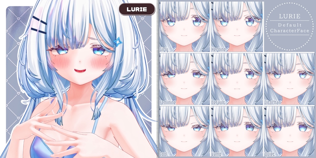 💗【FREE/74avatar】FaceAnimation❥集会コラボNovelty🔐💕