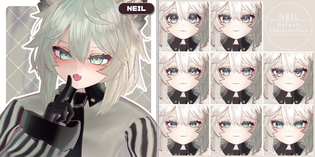💗6/24【FREE/110avatar】FaceAnimation❥集会コラボNovelty🔐💕
