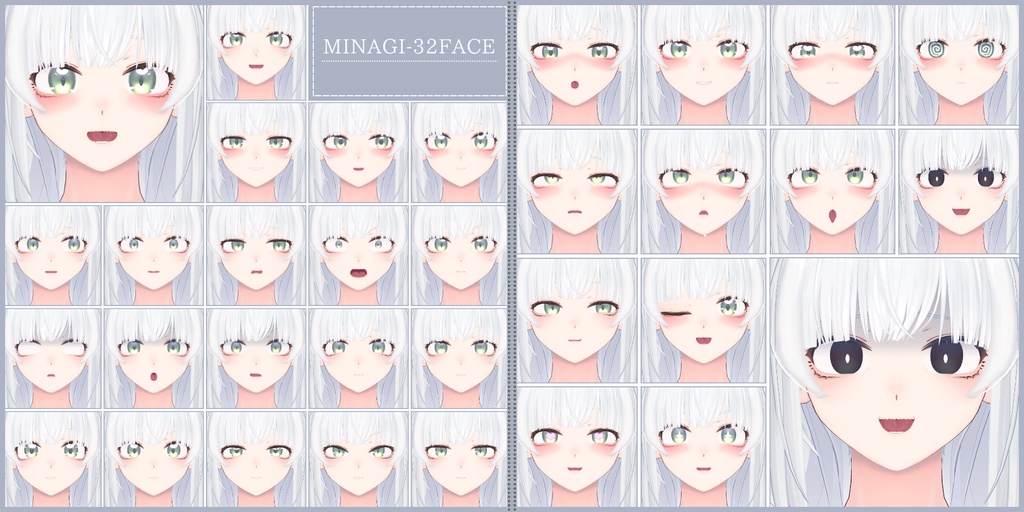 💗【FREE/74avatar】FaceAnimation❥集会コラボNovelty🔐💕