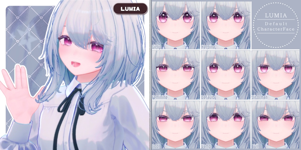 💗【FREE/74avatar】FaceAnimation❥集会コラボNovelty🔐💕