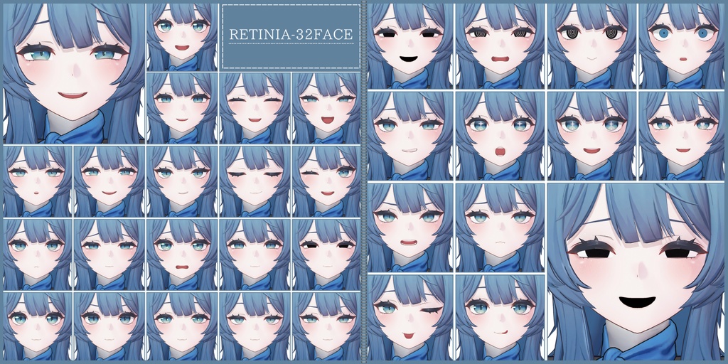 💗3/10【FREE/94avatar】FaceAnimation❥集会コラボNovelty🔐💕