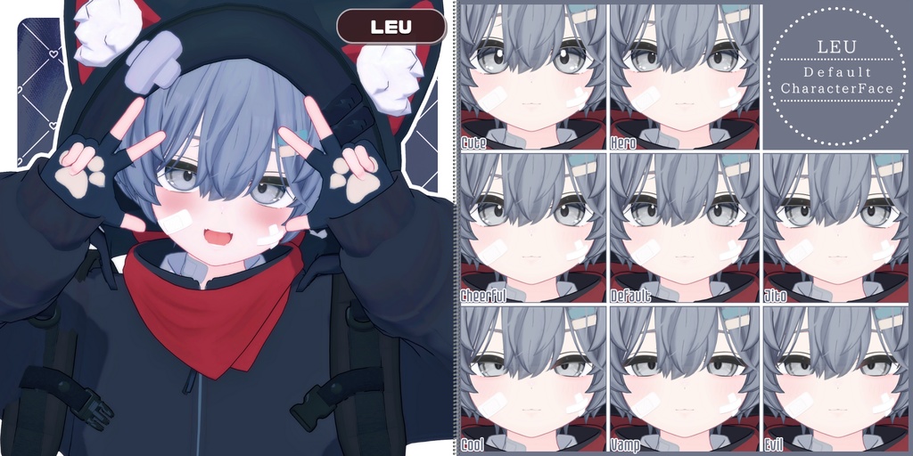 💗【FREE/74avatar】FaceAnimation❥集会コラボNovelty🔐💕