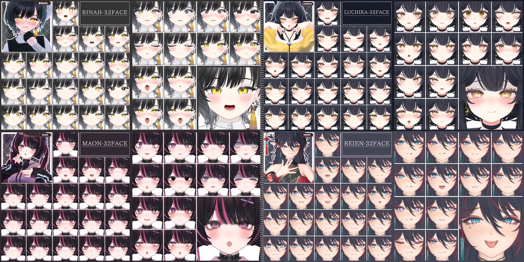 💗2/27【FREE/93avatar】FaceAnimation❥集会コラボNovelty🔐💕