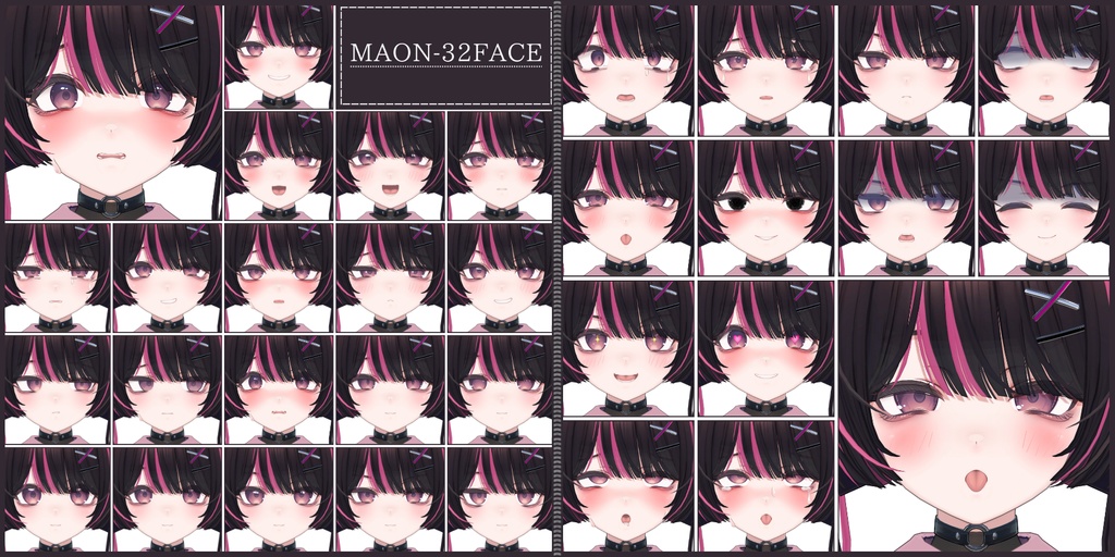 💗1/18【FREE/86avatar】FaceAnimation❥集会コラボNovelty🔐💕