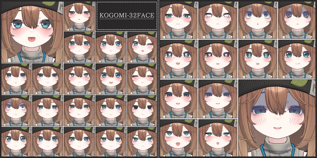 💗10.1up【FREE/119avatar】FaceAnimation❥集会コラボNovelty🔐💕