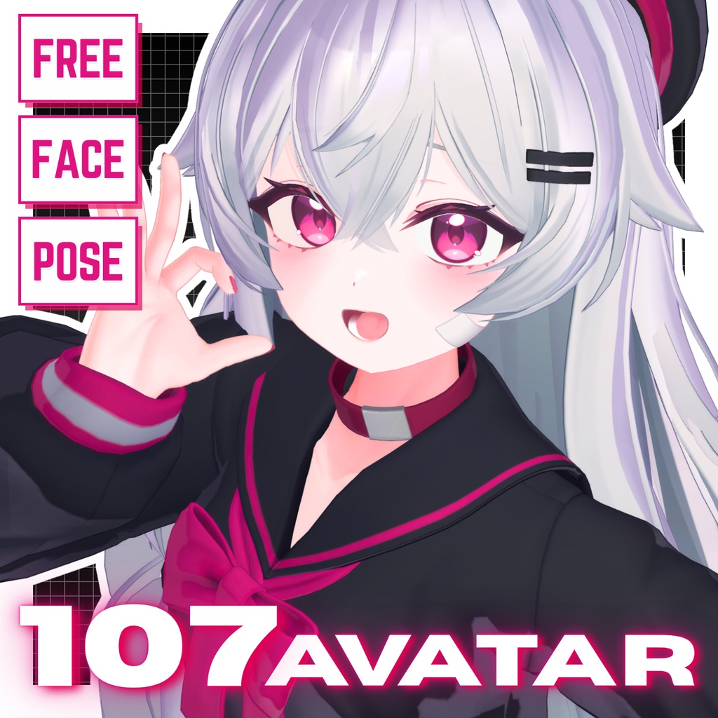 💗6/11【FREE/107avatar】FaceAnimation❥集会コラボNovelty🔐💕