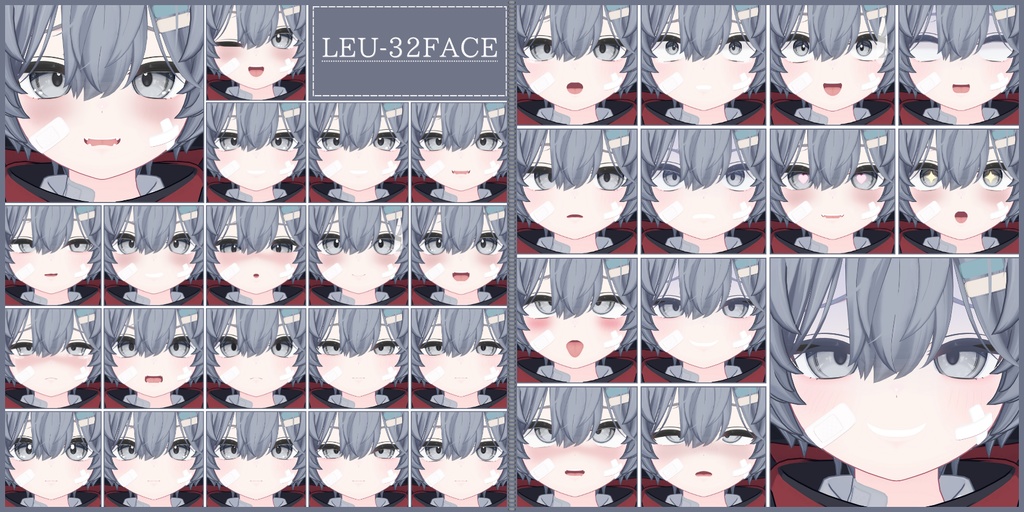 💗【FREE/74avatar】FaceAnimation❥集会コラボNovelty🔐💕