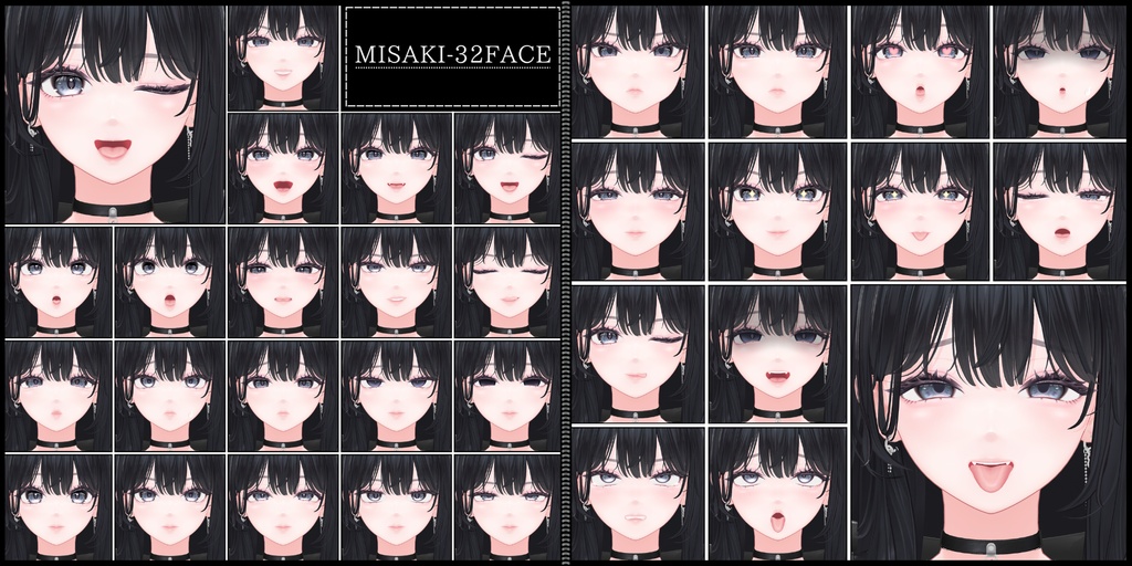 💗【FREE/101avatar】FaceAnimation❥集会コラボNovelty🔐💕