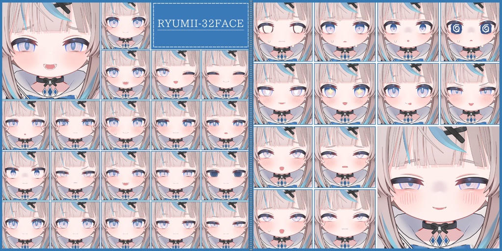 💗6/24【FREE/110avatar】FaceAnimation❥集会コラボNovelty🔐💕