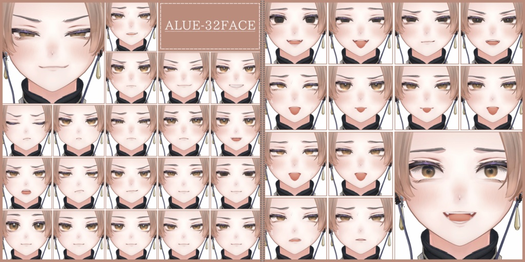💗【FREE/74avatar】FaceAnimation❥集会コラボNovelty🔐💕