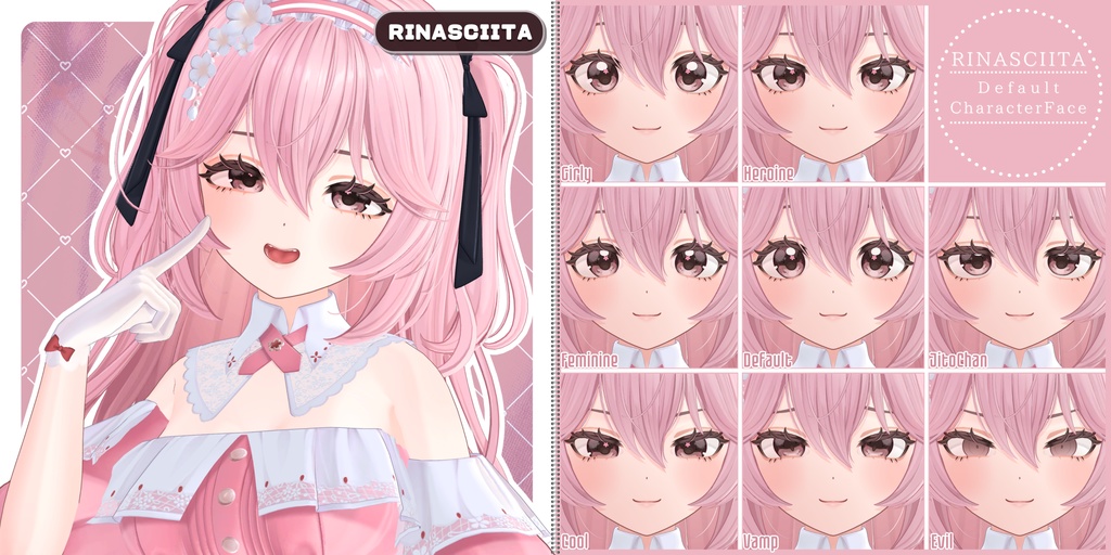 💗11/23【FREE/80avatar】FaceAnimation❥集会コラボNovelty🔐💕