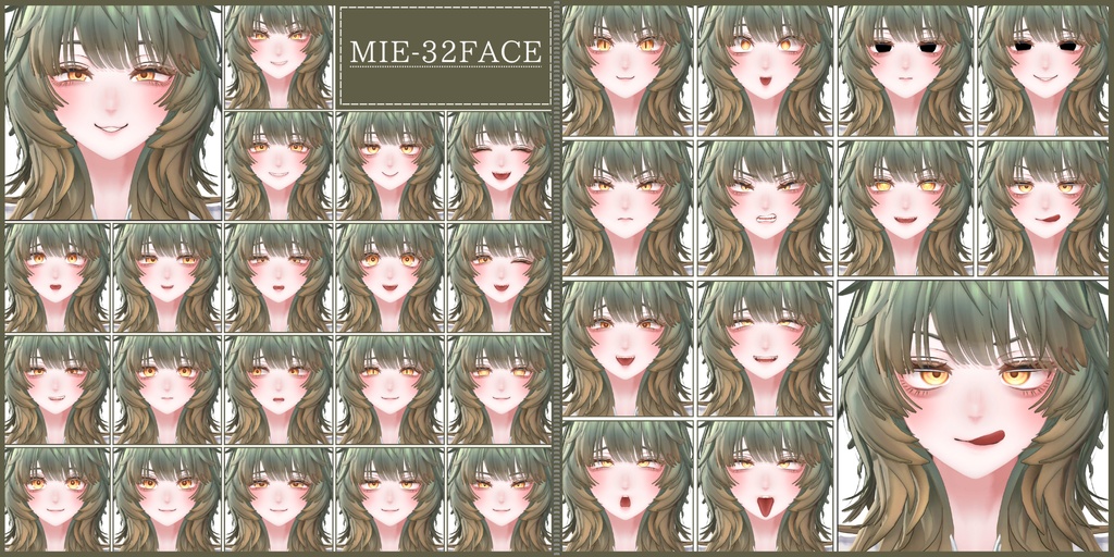 💗【FREE/98avatar】FaceAnimation❥集会コラボNovelty🔐💕