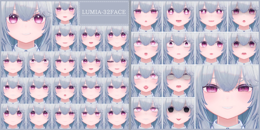 💗【FREE/74avatar】FaceAnimation❥集会コラボNovelty🔐💕