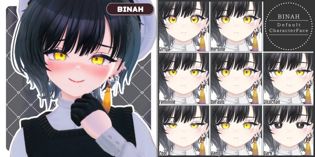 💗【FREE/74avatar】FaceAnimation❥集会コラボNovelty🔐💕