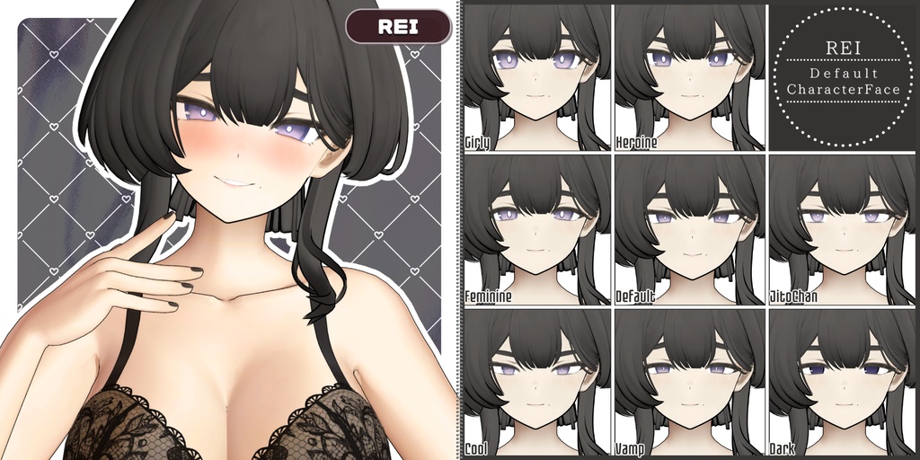 💗【FREE/97avatar】FaceAnimation❥集会コラボNovelty🔐💕