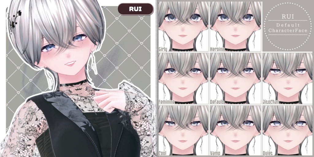 💗【FREE/74avatar】FaceAnimation❥集会コラボNovelty🔐💕