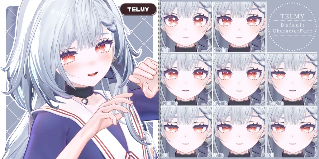 💗11/23【FREE/80avatar】FaceAnimation❥集会コラボNovelty🔐💕