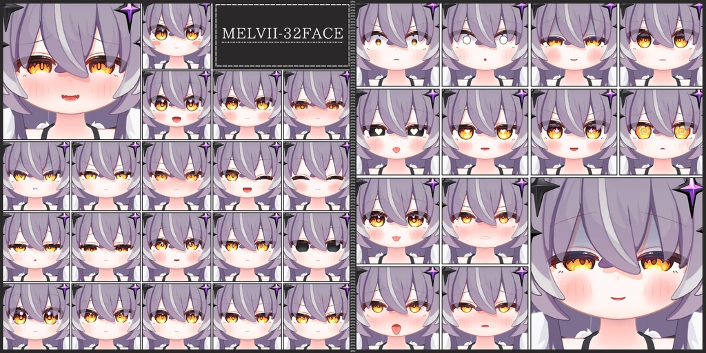 💗【FREE/118avatar】FaceAnimation❥集会コラボNovelty🔐💕