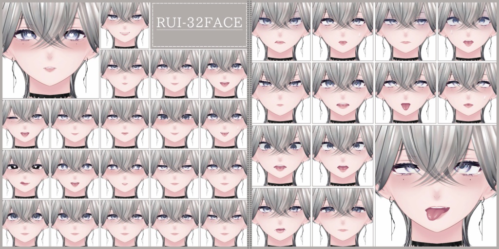 💗【FREE/74avatar】FaceAnimation❥集会コラボNovelty🔐💕