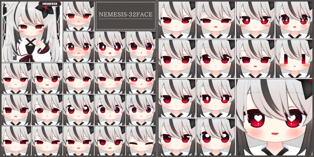 💗【FREE/74avatar】FaceAnimation❥集会コラボNovelty🔐💕