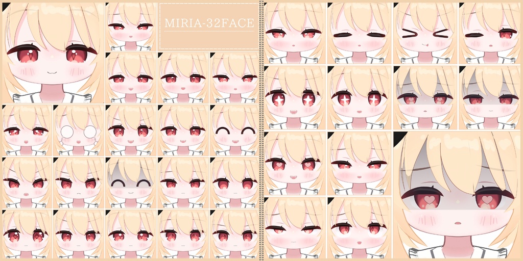 💗5/28【FREE/104avatar】FaceAnimation❥集会コラボNovelty🔐💕