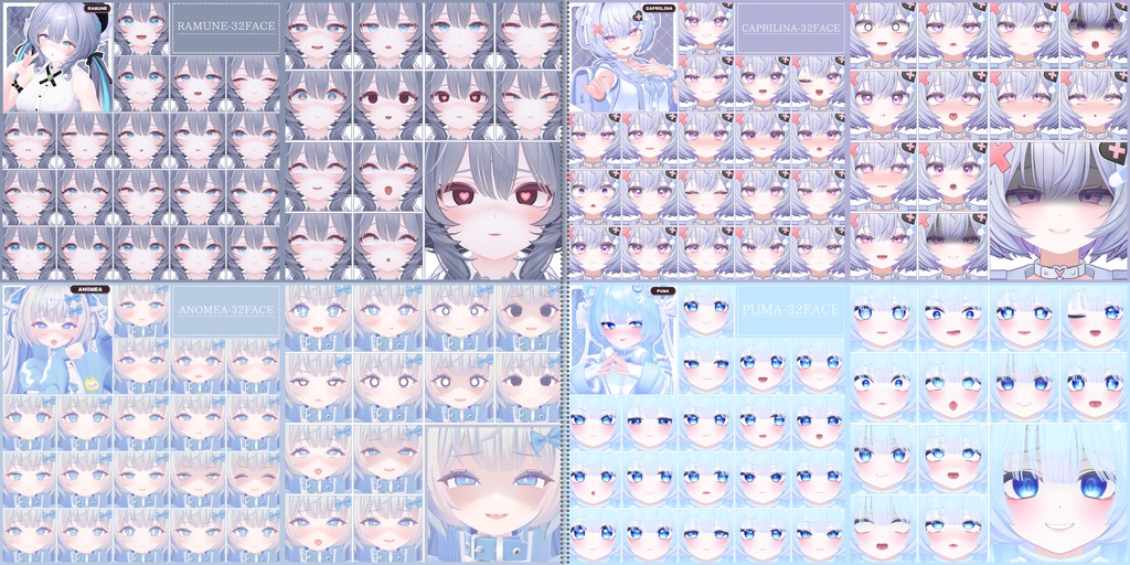 💗2/27【FREE/93avatar】FaceAnimation❥集会コラボNovelty🔐💕