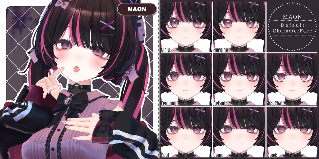 💗1/18【FREE/86avatar】FaceAnimation❥集会コラボNovelty🔐💕