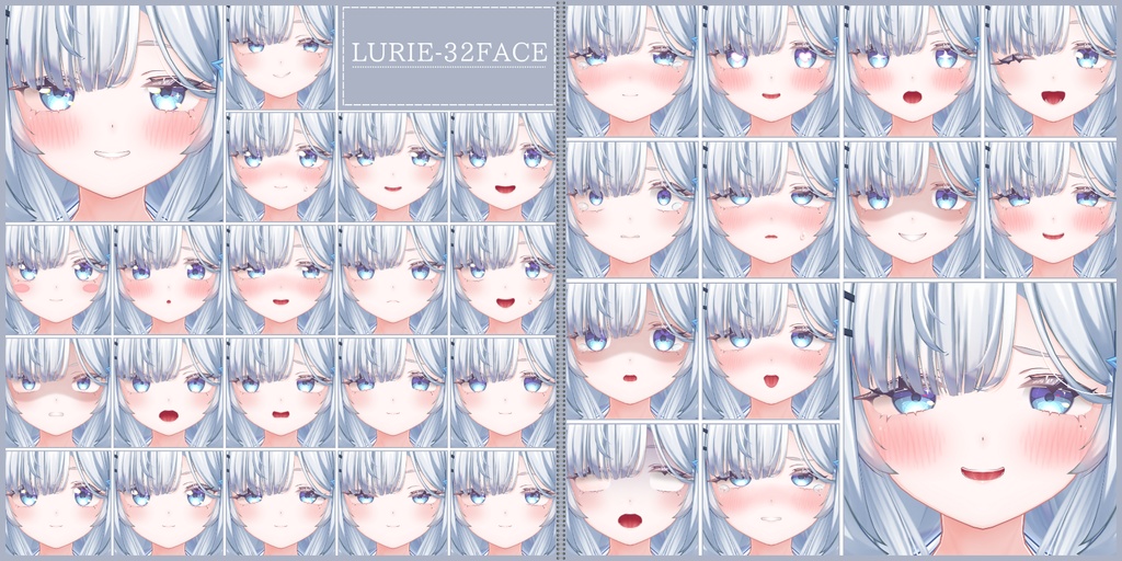 💗【FREE/74avatar】FaceAnimation❥集会コラボNovelty🔐💕