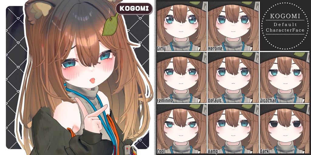 💗10.1up【FREE/119avatar】FaceAnimation❥集会コラボNovelty🔐💕