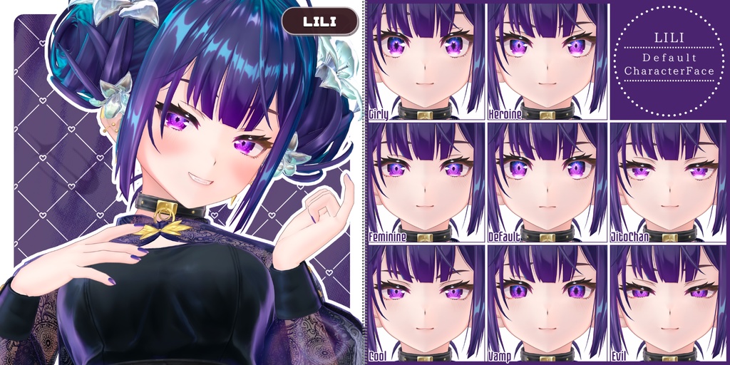 💗1/18【FREE/86avatar】FaceAnimation❥集会コラボNovelty🔐💕