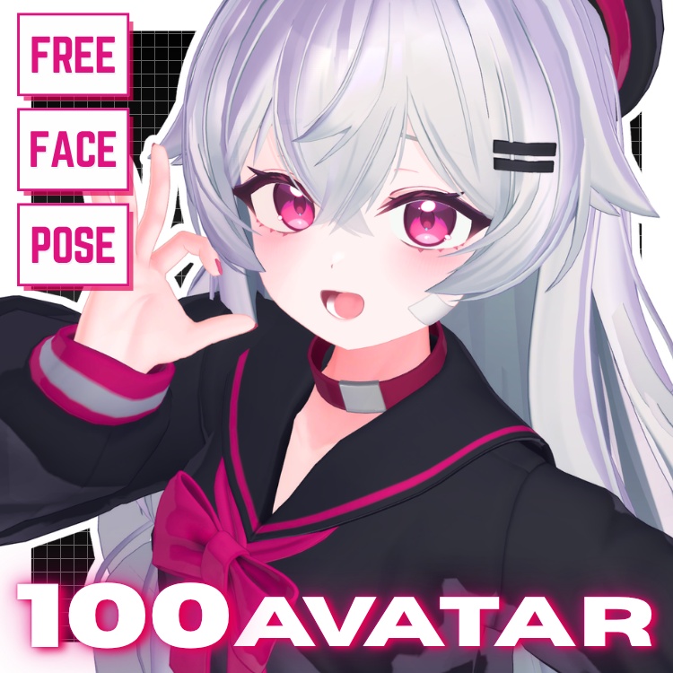 ！！GWSALE~5.10 ！！💗【FREE/100avatar】FaceAnimation❥集会コラボNovelty🔐💕