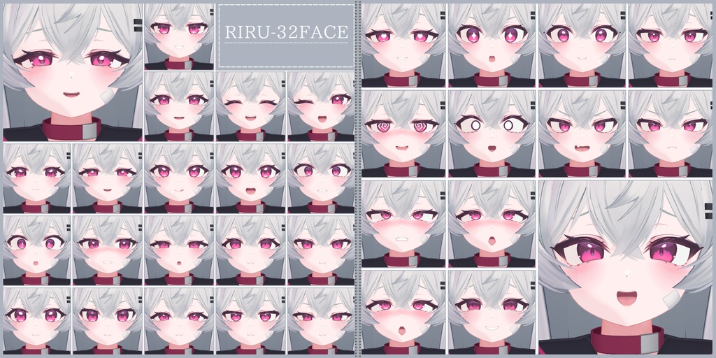 💗3/10【FREE/94avatar】FaceAnimation❥集会コラボNovelty🔐💕