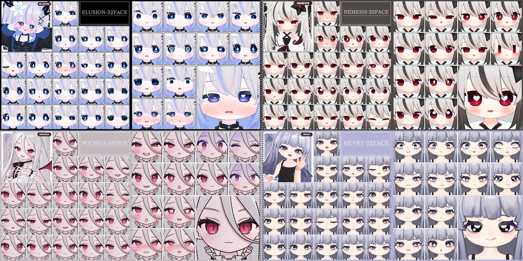 💗2/27【FREE/93avatar】FaceAnimation❥集会コラボNovelty🔐💕