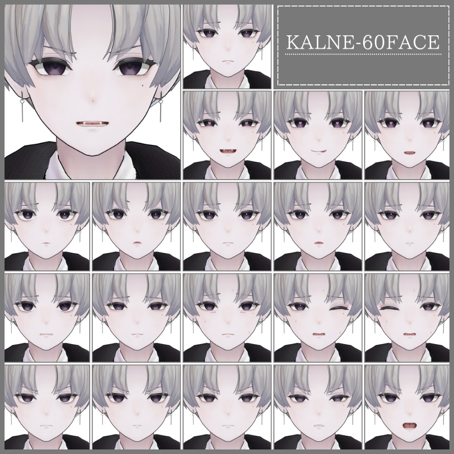💗【FREE/無料】Kalne100Type❥動くまばたきFace&PoseAnimations⁺MakeupTexture ⌖ ݁˚