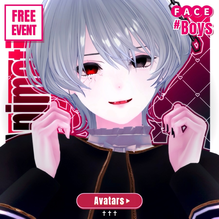 【FREE/無料】Boys表情パッケージFaceAnimation！💌［Notice］