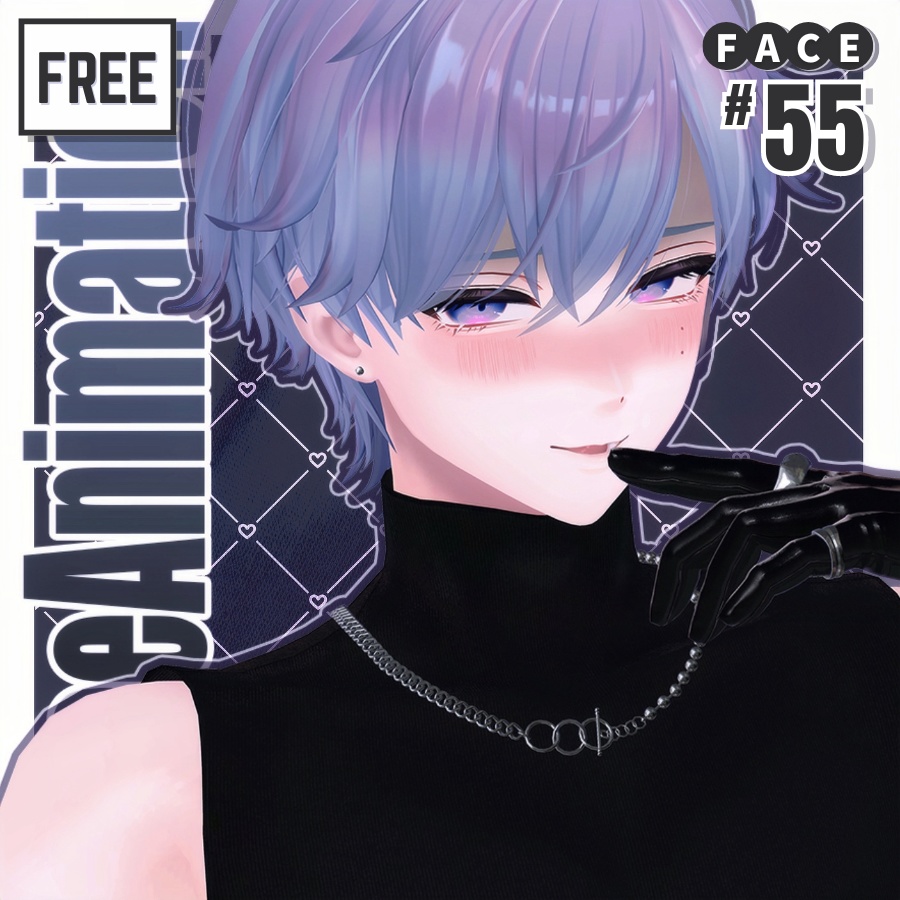 【FREE/無料】狛乃Komano55Type❥FaceAnimation表情パッケージ.𖥔⌖݁˚