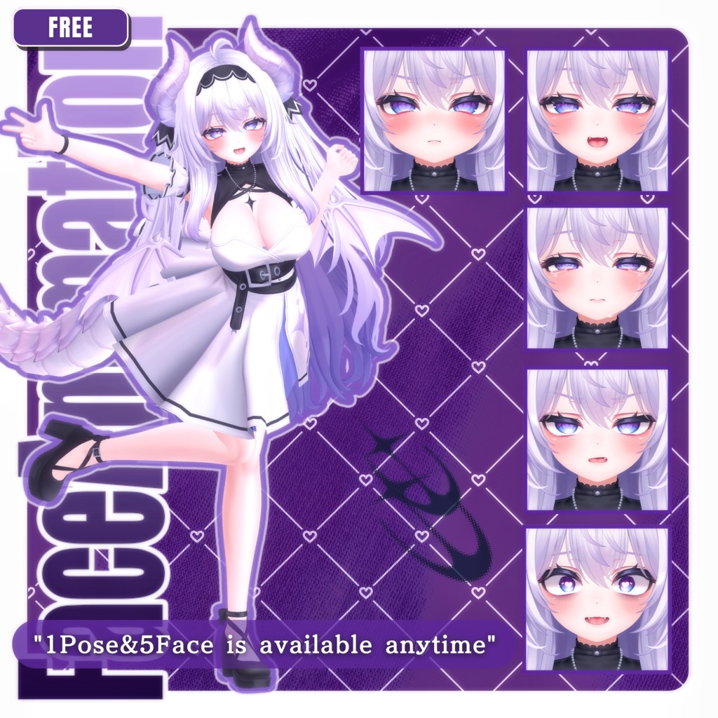 💗【FREE/無料】Airi100Type❥動くまばたきFace&PoseAnimations ⌖ ݁˚