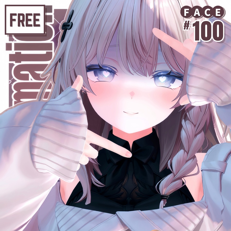 【FREE/無料】しなのShinano100ype❥FaceAnimation表情パッケージ.𖥔⌖݁˚